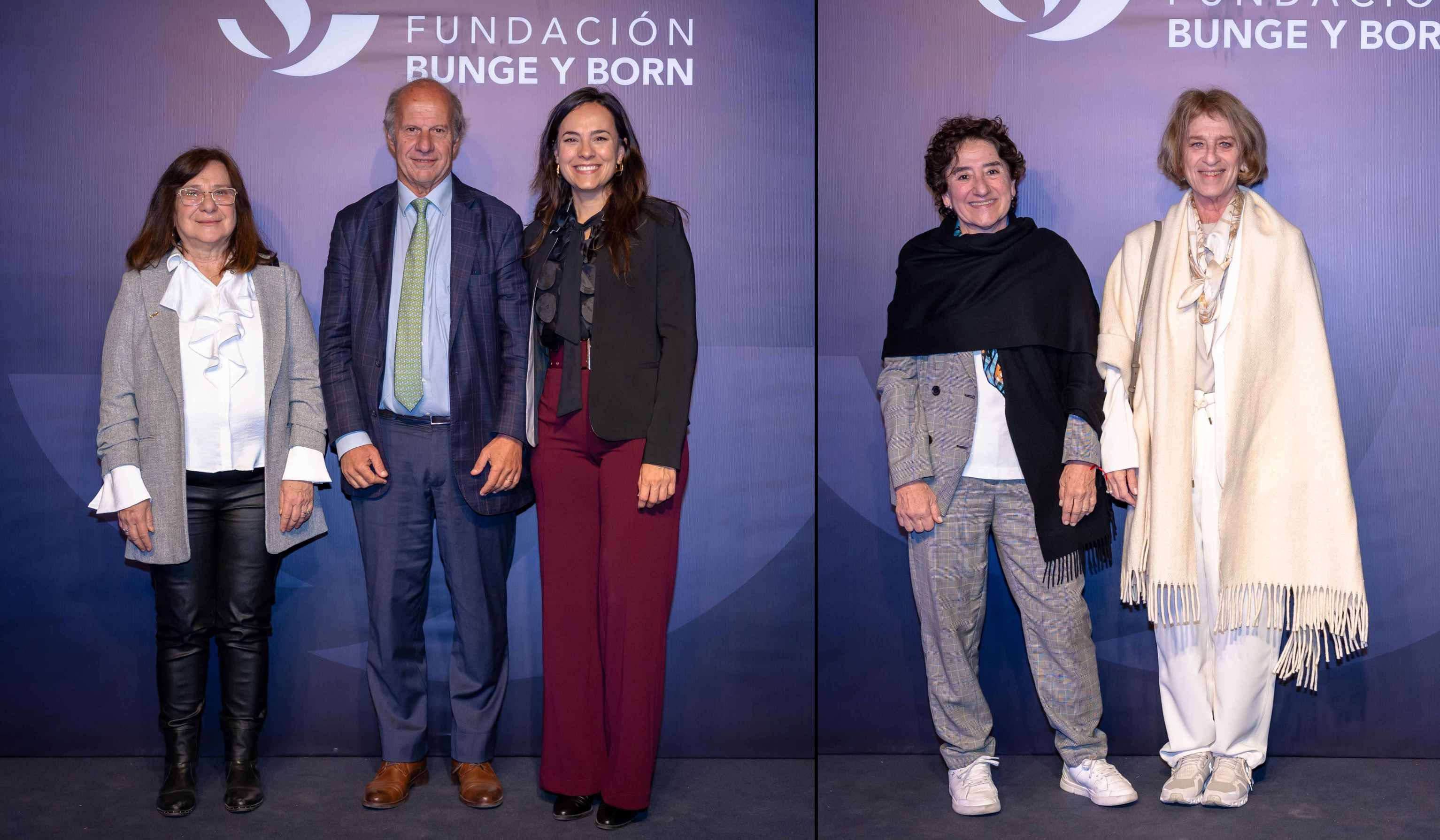 Raquel Chan, G.della Paola, Ma.Laura Mascotti; y Orly Benzacar y Patricia Daiez.