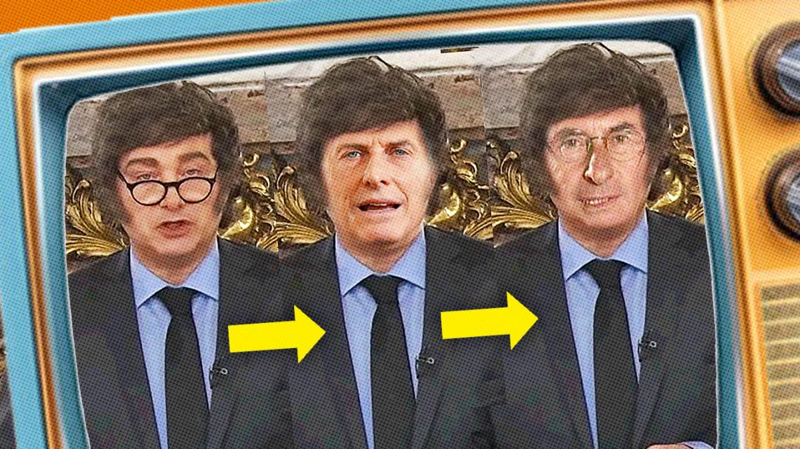 Milei a Macri.