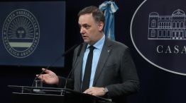 El vocero presidencial Manuel Adorni