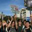 Protesters cheer Milei veto defeat at Marcha Federal for universities, paediatric care