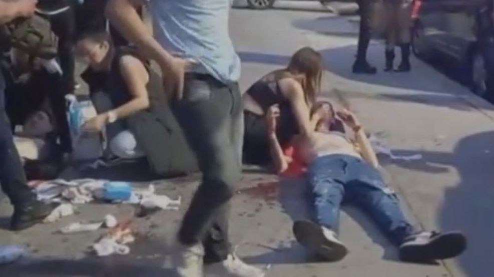 Batalla campal a la salida del boliche INK, en Palermo, terminó con dos jóvenes apuñalados