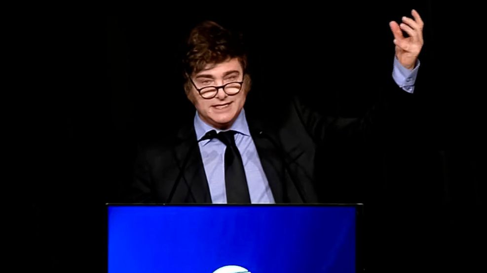 Javier Milei en Córdoba (archivo)