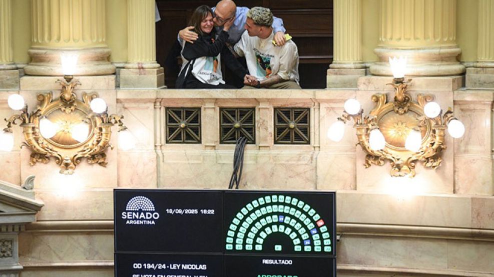 Ultima oportunidad para la ley Nicolás | Se tratará en el Senado el jueves - Image 3