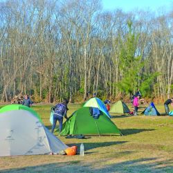 Sólo se puede cruzar el Paraná si el tiempo acompaña. Y un lugar ideal para hacerlo es frente al boyado del arroyo Capitancito. 