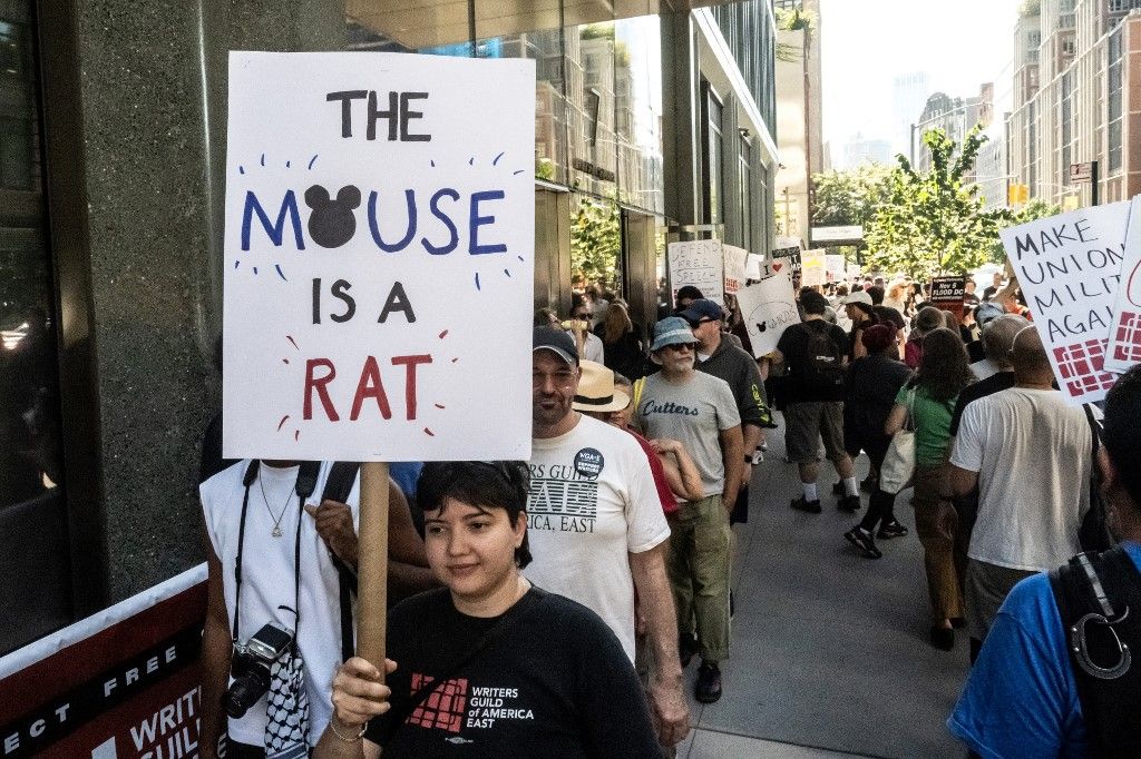 Protestas por la censura a Jimmy Kimmel.