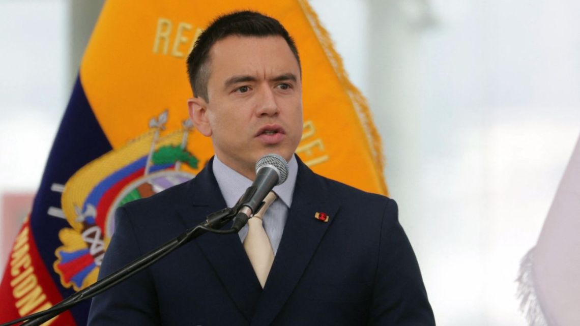 Ecuador President Daniel Noboa