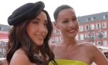 Pampita y María Becerra deslumbraron en el desfile de Carolina Herrera en Madrid: de la tendencia de lunares al vestido con cola