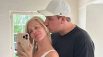 Maxi López y Daniela Christiansson