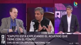 Diputado Carlos Heller en el piso de "QR!"