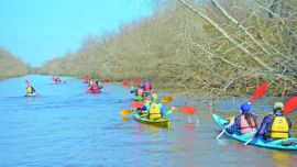 Arroyos olvidados, naturaleza intacta para recorrer en un kayak