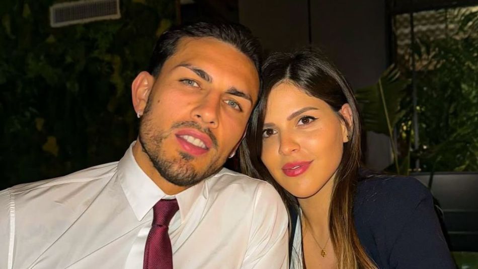 Camila Galante y Leandro Paredes