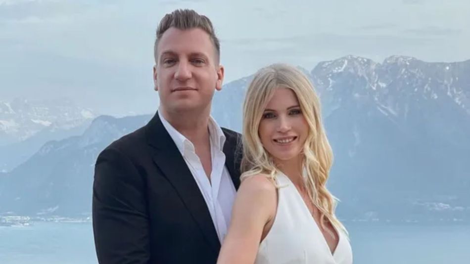 Maxi López y Daniela Christiansson