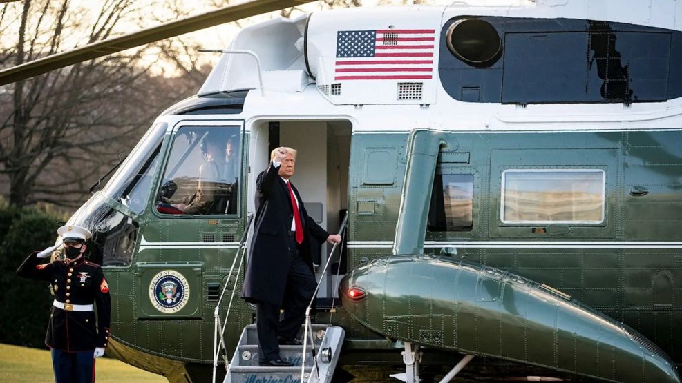 Trump helicóptero