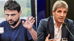 Juan Grabois y Luis Caputo.