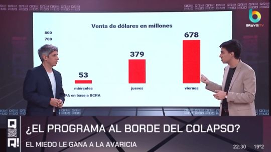 Al ritmo actual de ventas, el Banco Central se desprendería de 10 mil millones de dólares hasta las elecciones del 26 de octubre