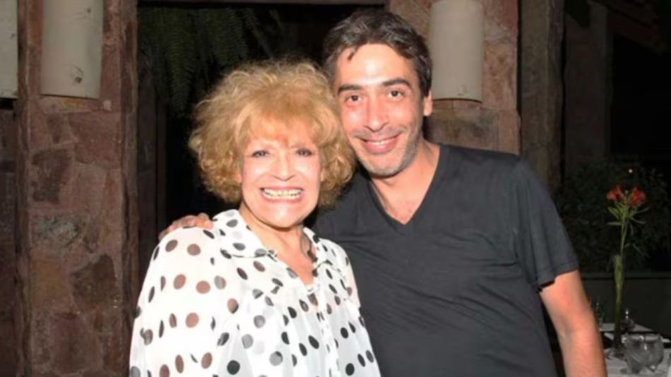 María Rosa Fugazot y su hijo René