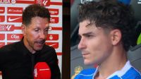 Julián Álvarez y el Cholo Simeone