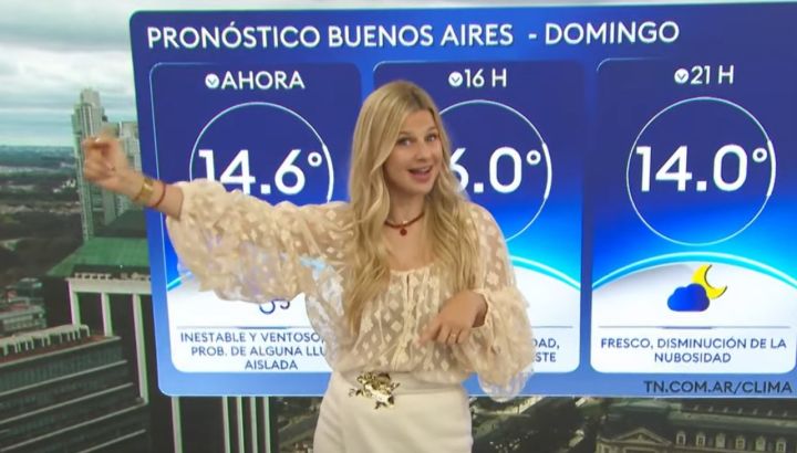 Marina Señuk volvió a TN tras el nacimiento de su hija Malaika: "Los extrañé un montón"
