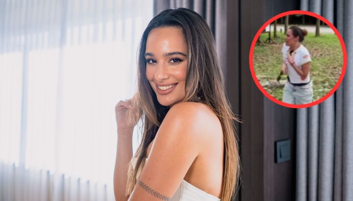 El divertido momento que protagonizó Flor Jazmín Peña en Por el Mundo: "Ya no quiero abrazar árboles"