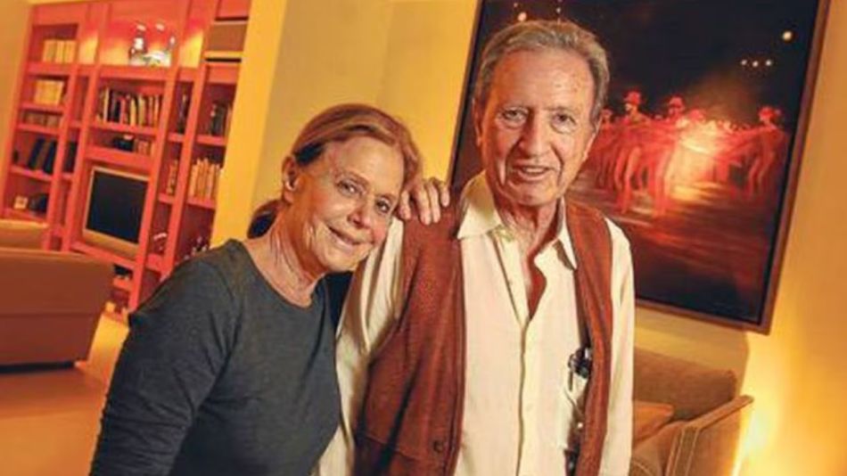 Elena Lynch y Mariano Grondona
