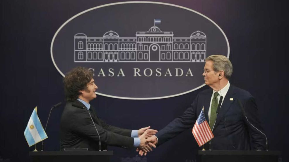 Javier Milei celebró el respaldo de Estados Unidos con su Gabinete 20250922