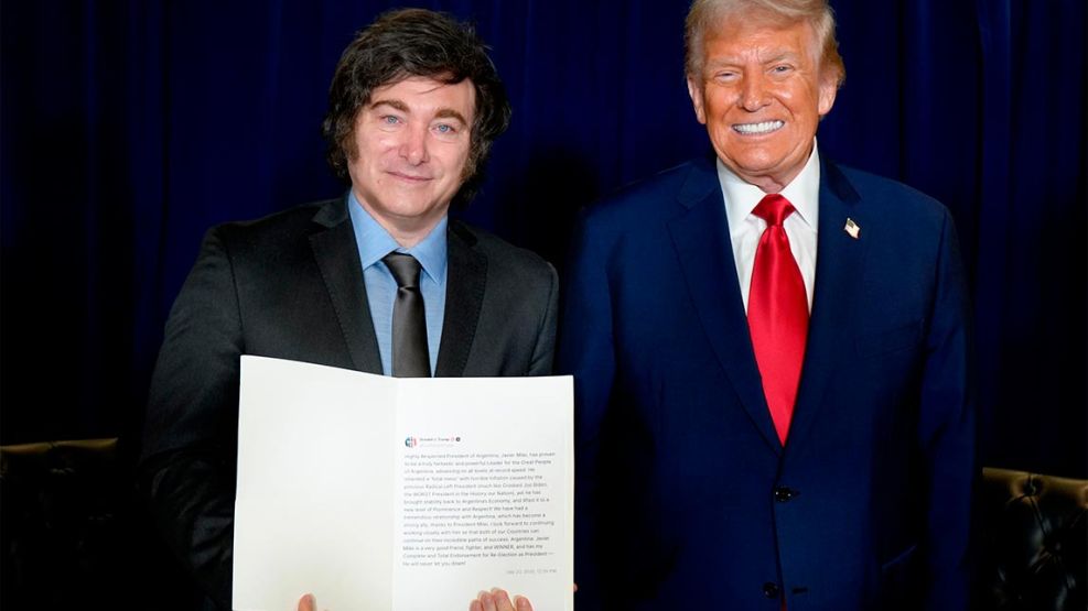 Reunión bilateral Milei Trump Caputo y Werthein 23092025