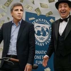 Caputo, la bicicleta, el FMI y el Mago | Foto:ChartGPT