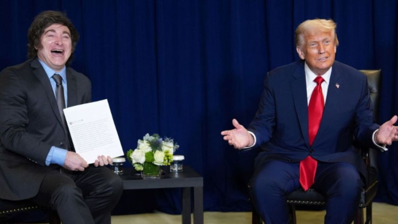 Donald Trump y Javier Milei | Foto:CEDOC