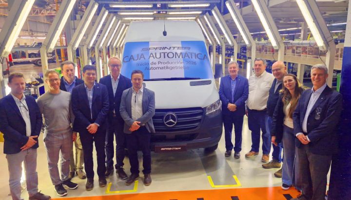 La Mercedes-Benz Sprinter con caja automática se producirá en Argentina desde 2026 