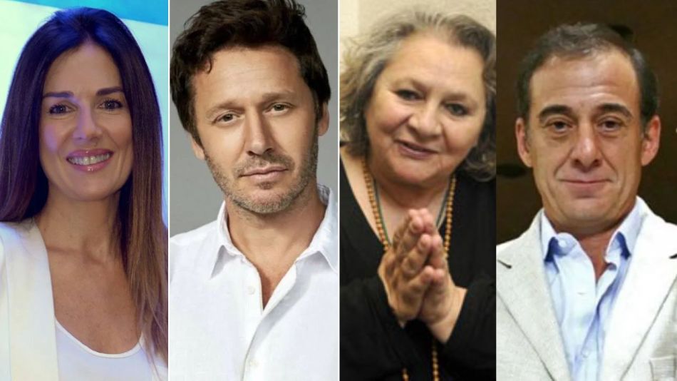 Benjamín Vicuña, Rita Cortese, Andrea Frigerio y Alejandro Awada