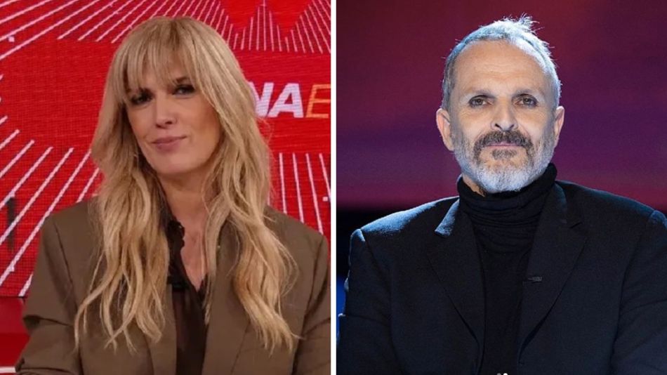 Viviana Canosa y Miguel Bosé
