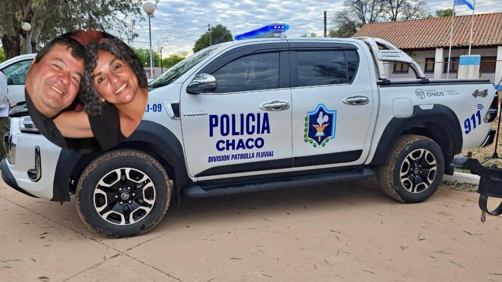 Camioneta de los Sena ahora es un patrullero de la Policía. 