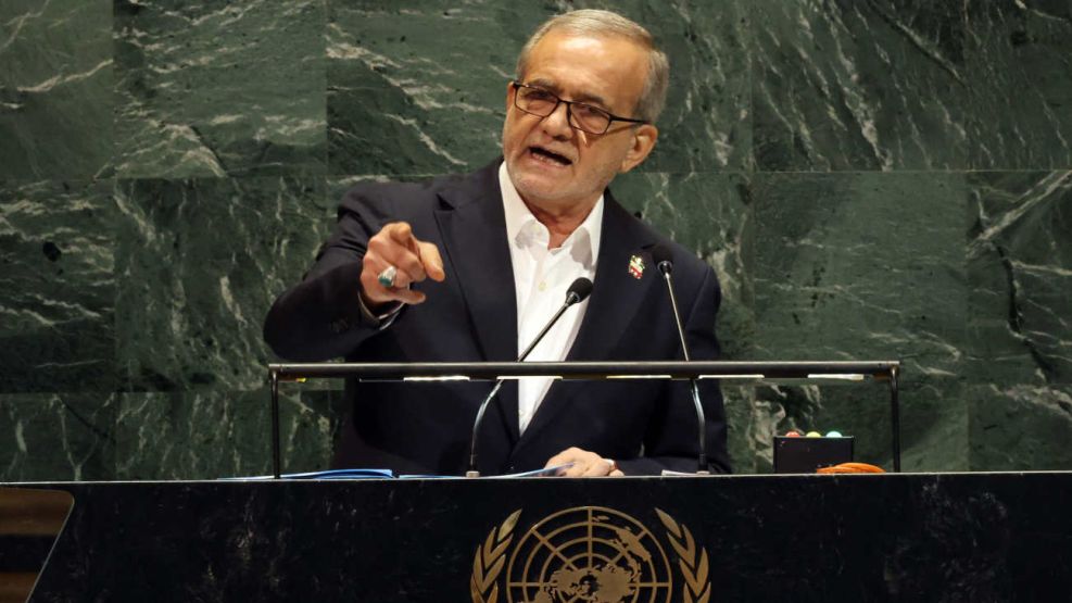 Masoud Pezeshkian en la ONU 20250924