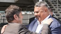 Claudio Tapia y Axel Kicillof