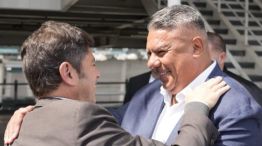 Claudio Tapia y Axel Kicillof