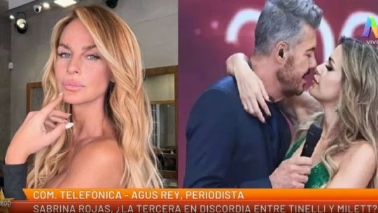 Sabrina Rojas, Marcelo Tinelli y Milett Figueroa