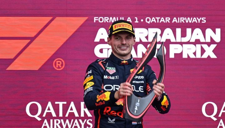 Max Verstappen en el Gran Premio de Azerbaiyán