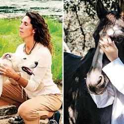Sofía Pom y Clara Martín, son dos exponentes del nuevo fenómeno de "Comunicarse con animales".  | Foto:Cedoc