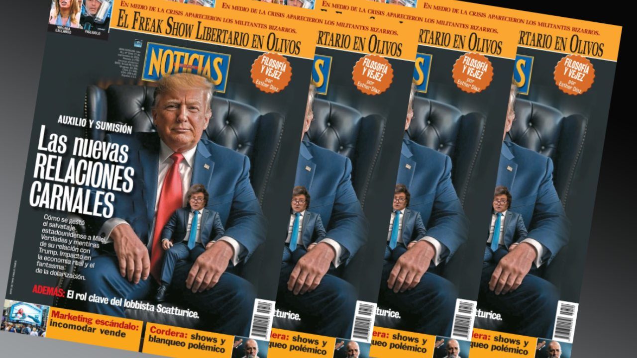 La tapa de NOTICIAS | Foto:CEDOC