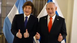 Javier Milei y Benjamin Netanyahu