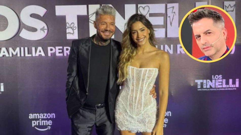 Marcelo Tinelli y Millet Figueroa
