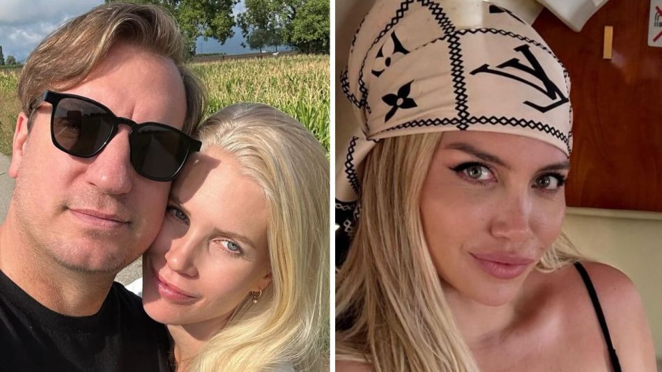 Maxi López, Daniela Christiansson, Wanda Nara