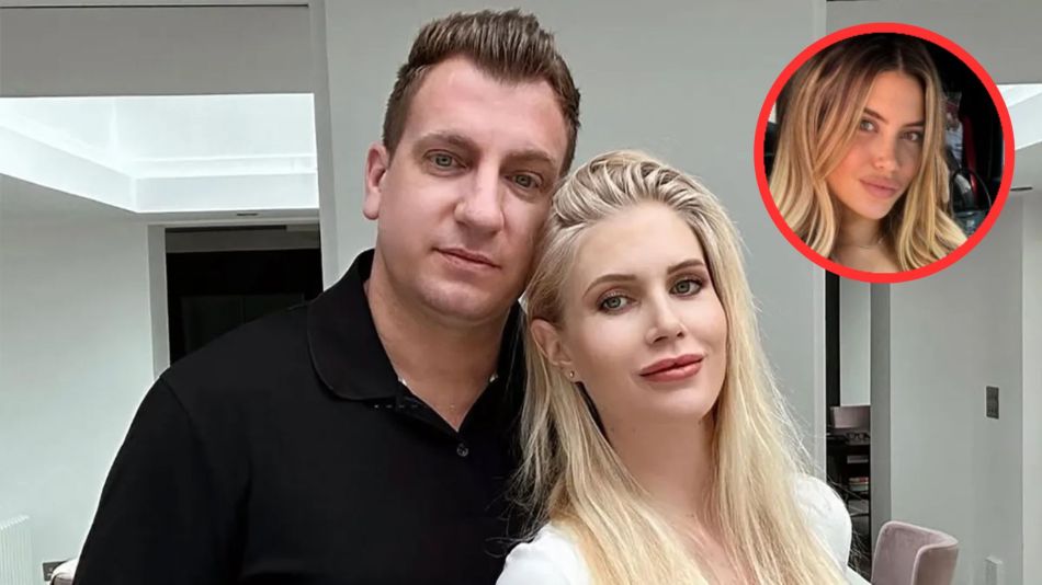 Maxi López y Daniela Christiansson