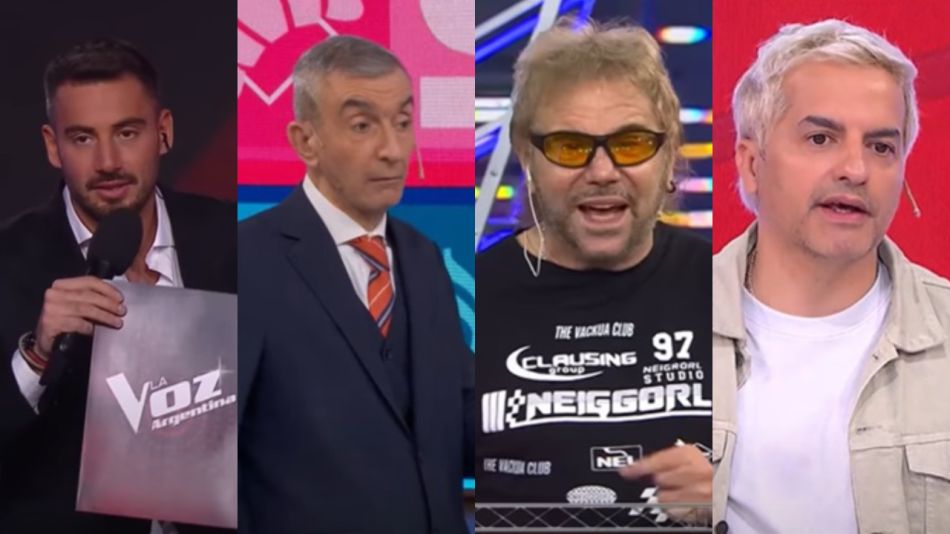 Nico Occhiato, Nelson Castro, Beto Casella y Ángel de Brito