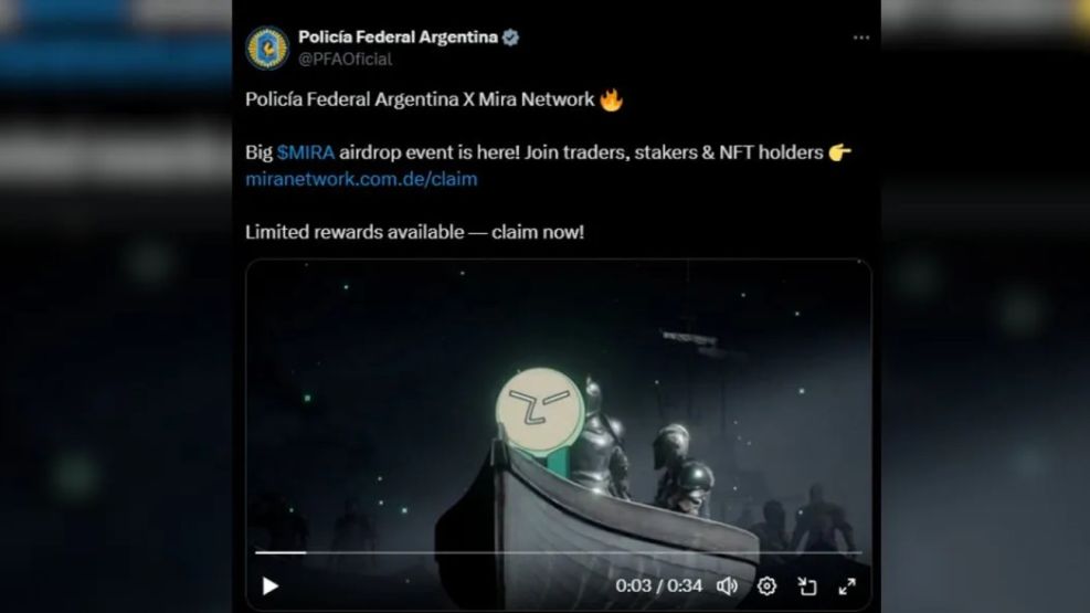 La cuenta de X de la Policía Federal sufrió un hackeo 20250926