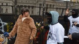 Robertito Funes Ugarte fue agredido en el Congreso por la marcha del triple crimen en Florencio Varela