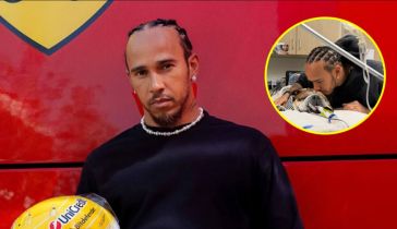 Lewis Hamilton y Roscoe
