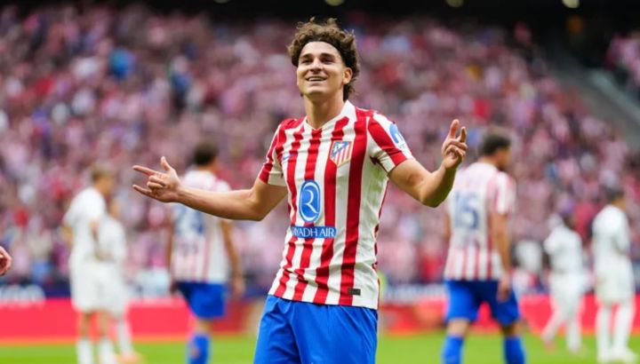 Julián Álvarez sorprendió al revelar el nombre de su primer hijo con Emilia Ferrero