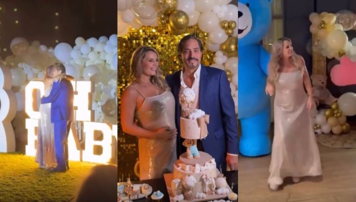 Rocío Marengo y Eduardo Fort revelaron el sexo de su bebé con una fiesta increíble