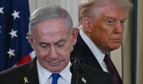 Donald Trump y el primer ministro israelí, Benjamin Netanyahu, en una foto en la Casa Blanca.